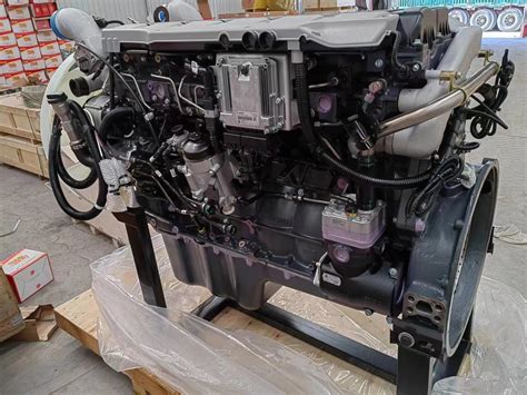 Detailed diagram or photo of a MAN TGA R6 engine