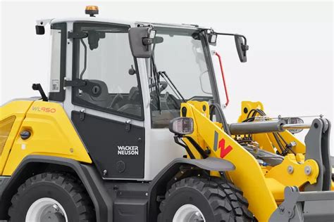 Thematic photo of a Wacker Neuson WL48 wheel loader at a construction site