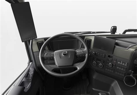Panel sterowania z wskaźnikiem obciążeń w kabinie Volvo FMX