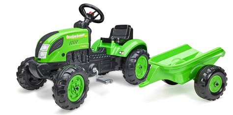 Traktor na pedały Stiga Junior z odczepianą przyczepką i podnoszoną maską