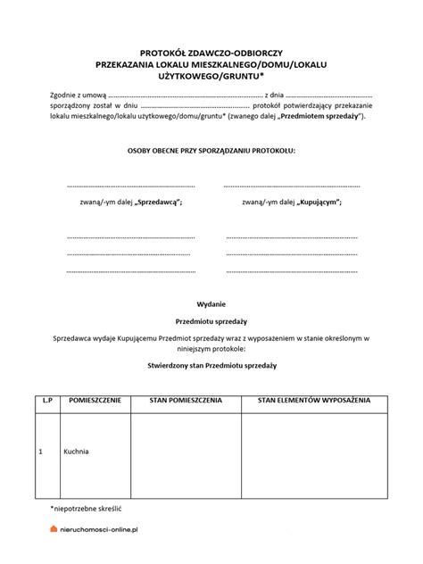 Zdjęcie dokumentów przetargowych lub ogłoszenia o sprzedaży AMW