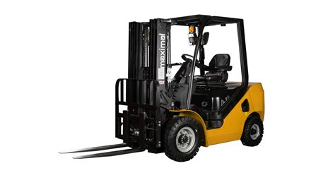 Zestawienie wózków widłowych różnych typów: elektryczne, spalinowe (diesel) oraz terenowe z napędem 4x4