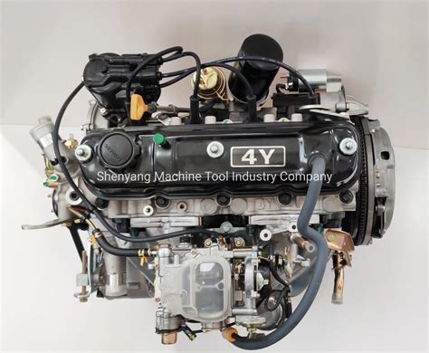 Infographic of Toyota 4Y engine diagram or its key specifications
