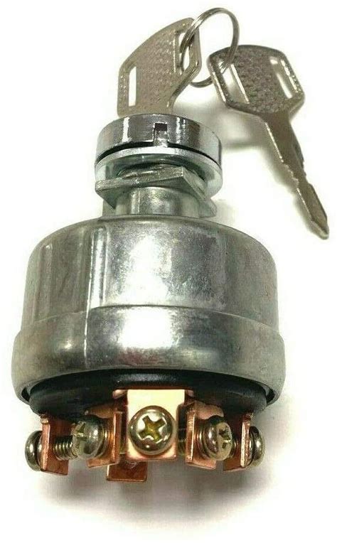 Thematic photo of an Iseki tractor dashboard and ignition switch