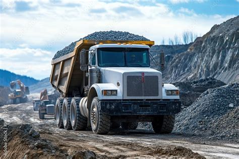 Thematic photo of a Multicar dump truck working