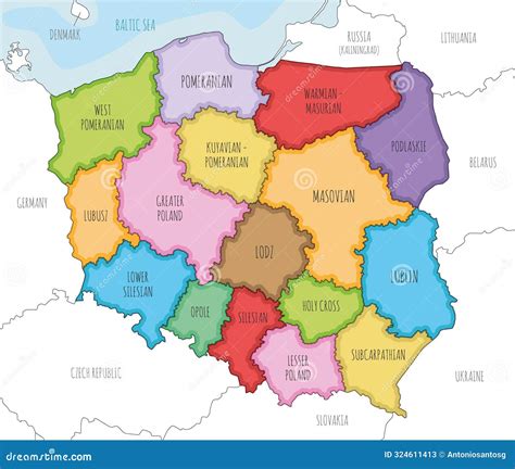 Infographics showing the distribution of Multicar listings by region in Poland