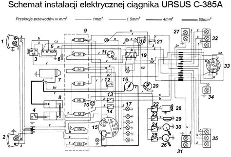 Schemat budowy silnika Perkins w ciągniku Ursus 5314