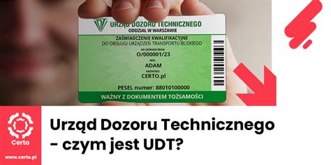 infografika przedstawiająca trzy formy dozoru technicznego UDT z przykładami urządzeń
