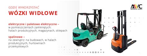 Zalety wózków widłowych spalinowych - infografika