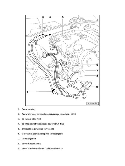 Instrukcja montażu kolektora wydechowego w maszynie budowlanej (schemat)