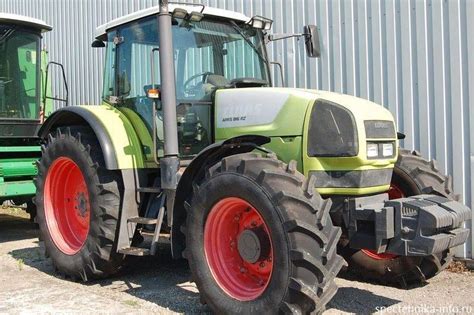 Technical drawing or blueprint of Claas Ares 816 with key dimensions