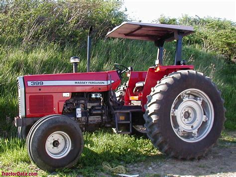 The Massey Ferguson 399 tractor in action on a farm