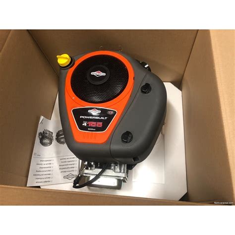 Wizualizacja silnika Briggs & Stratton Intek 15.5 HP Seria 4155 z zaznaczonymi kluczowymi komponentami