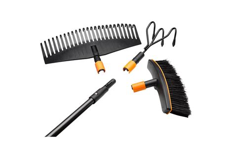 Infographic showing how the Fiskars OneClick (QuikFit) system works
