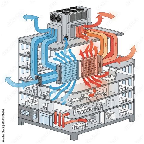 Diagram showing the airflow and collection mechanism of the Gardena CnC system