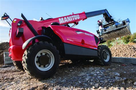 Technical diagram of Manitou MLT 420 with dimensions