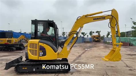 inspekcja używanej minikoparki Komatsu PC55