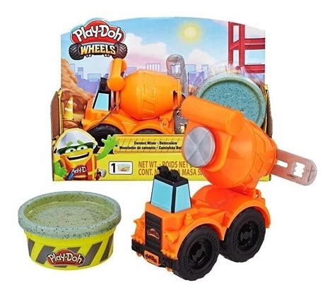 Zestaw Play-Doh Wheels Ciastolina Betoniarka na opakowaniu