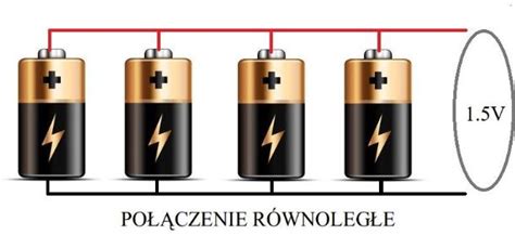 Schemat prawidłowego połączenia równoległego akumulatorów