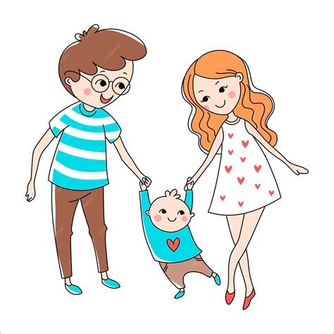 ilustracja przedstawiająca dorosłego i dziecko, którzy wyznaczają sobie granice