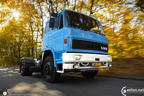 Ciężarówka Liaz 110 w typowej konfiguracji międzynarodowej