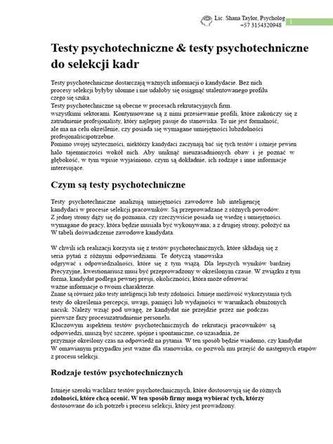 infografika przedstawiająca testy psychotechniczne (aparaturowe i pisemne)
