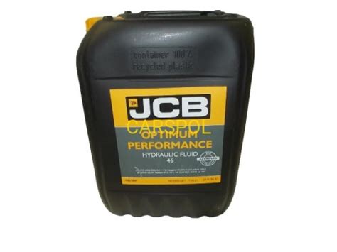 zdjęcie oryginalnego opakowania oleju hydraulicznego JCB Optimum Performance HF46