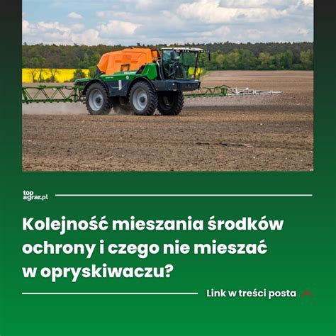 Infografika przedstawiająca kolejność mieszania składników w zbiorniku opryskiwacza