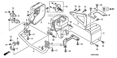 Diagram of Honda GCVx 170 engine showing key components and SCT technology