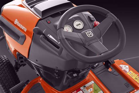 Photo of a Husqvarna garden tractor