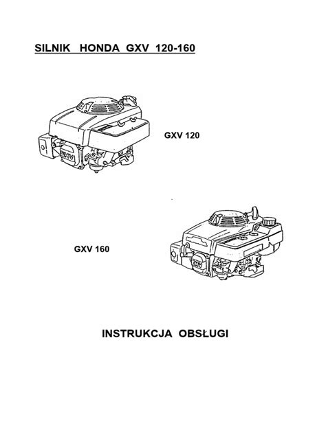 silnik Honda GXV 160, schemat budowy