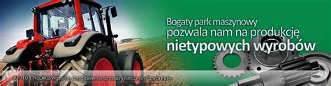 Ilustracja różnych typów części zamiennych do rozrzutników obornika