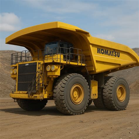 Zdjęcie wywrotki Komatsu 980E-4 w pełnej okazałości