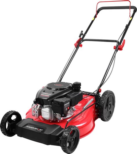 Infographic showing the 3-in-1 function of the lawnmower: cutting, collecting, and mulching