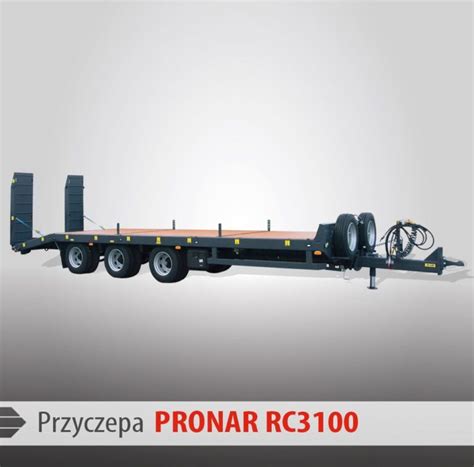 Zdjęcie grupowe różnych modeli przyczep Pronar lub Sanko
