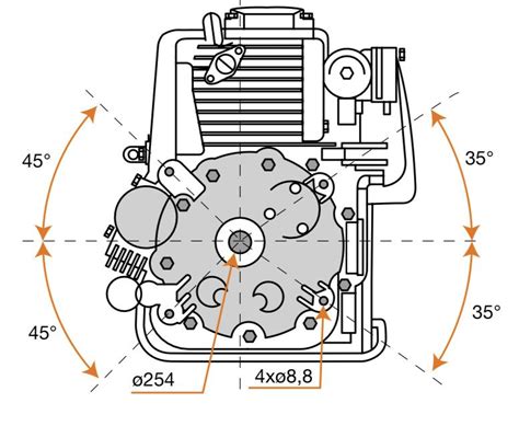 Schemat silnika Emak K1600 OHV