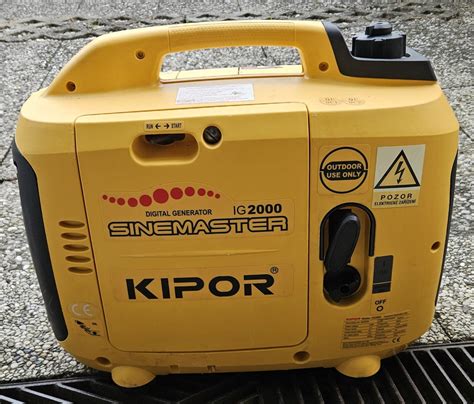 Agregat prądotwórczy Kipor IG2000 w użyciu