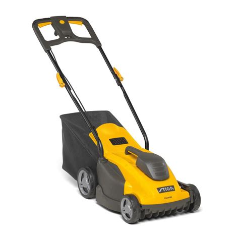 Photo of the STIGA Combi 336c with folded handle for storage