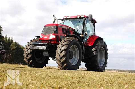 The Pronar P9 8140 tractor working in the factory premises