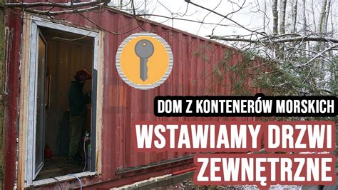 Schemat budowy ramy pośredniej i mocowania drzwi tylnych w kontenerze