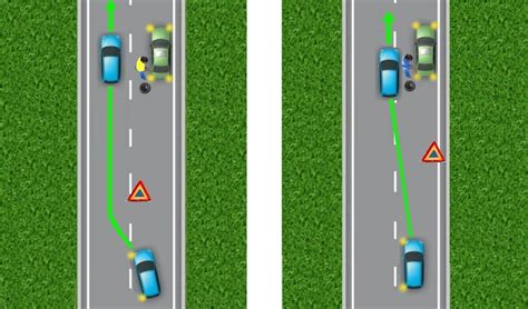 Schemat przedstawiający sytuacje, w których włączenie pomarańczowego światła ostrzegawczego w ciągniku rolniczym jest wymagane przez prawo (prace na drodze, transport ponadgabarytowy, wolny ruch).