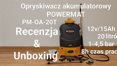 Opryskiwacz ogrodowy Powermat PM-OA-20T