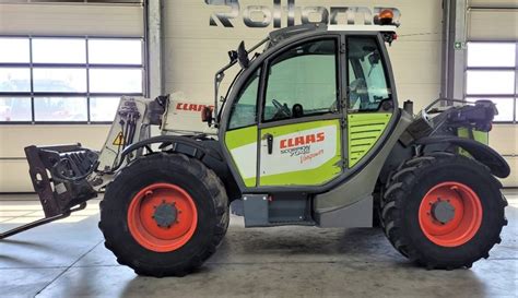 schemat lub zdjęcie elektrycznej ładowarki teleskopowej Claas Scorpion 732e