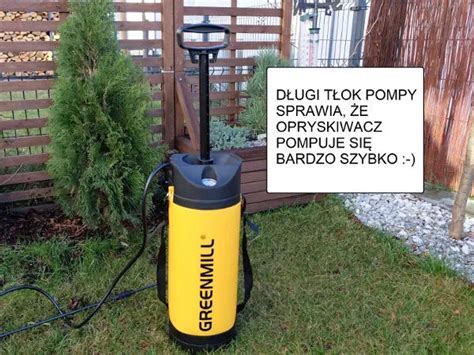 W opryskiwaczu GREENMILL zawór bezpieczeństwa chroni osłona