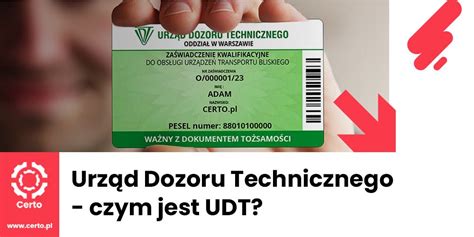 symbol Urzędu Dozoru Technicznego (UDT)