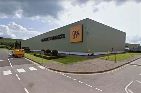 Mapa z lokalizacją fabryki JCB Compact Products w Cheadle, Wielka Brytania