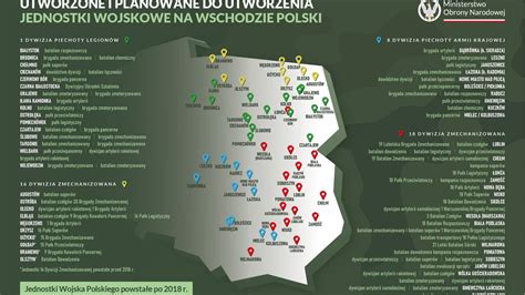 Mapa punktów serwisowych i oddziałów dealerskich JCB na terenie Polski
