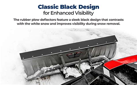Thematic photo of a snow plow with a rubber blade for Wladimirec T-25
