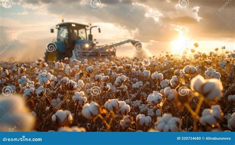 T-28X4M tractor working in a cotton field