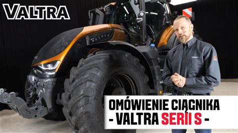 Infografika przedstawiająca zaawansowane układy hydrauliczne ciągnika Valtra serii S